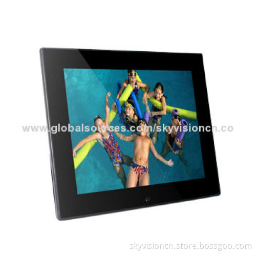 8-inch Digital Photo Frame, SD Card, Lock Function, with Mirror Cover